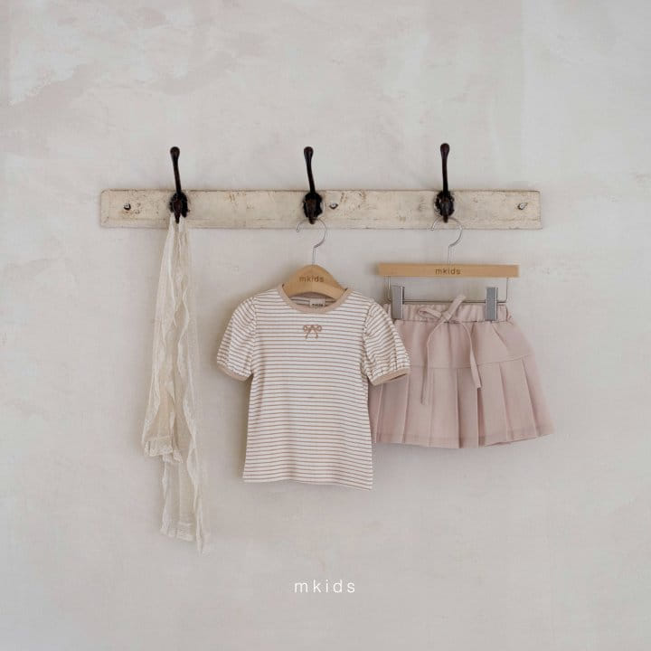 Mkids - Korean Baby Fashion - #babyfashion - Ribbon Puff Tee - 9