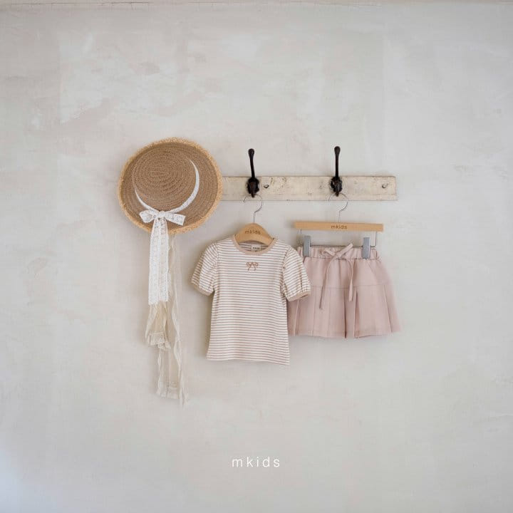 Mkids - Korean Baby Fashion - #babyfever - Ribbon Puff Tee - 10
