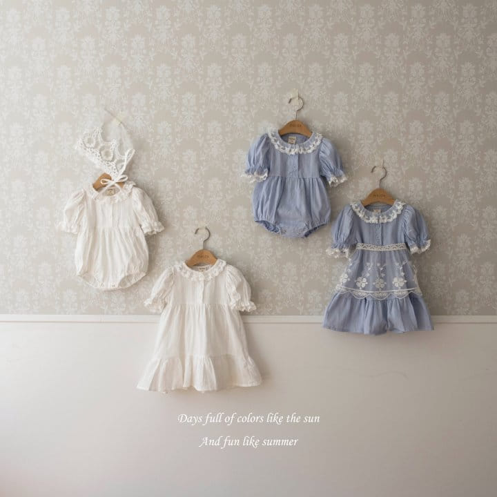 Mkids - Korean Baby Fashion - #babylifestyle - Roel Lace Bonnet - 10