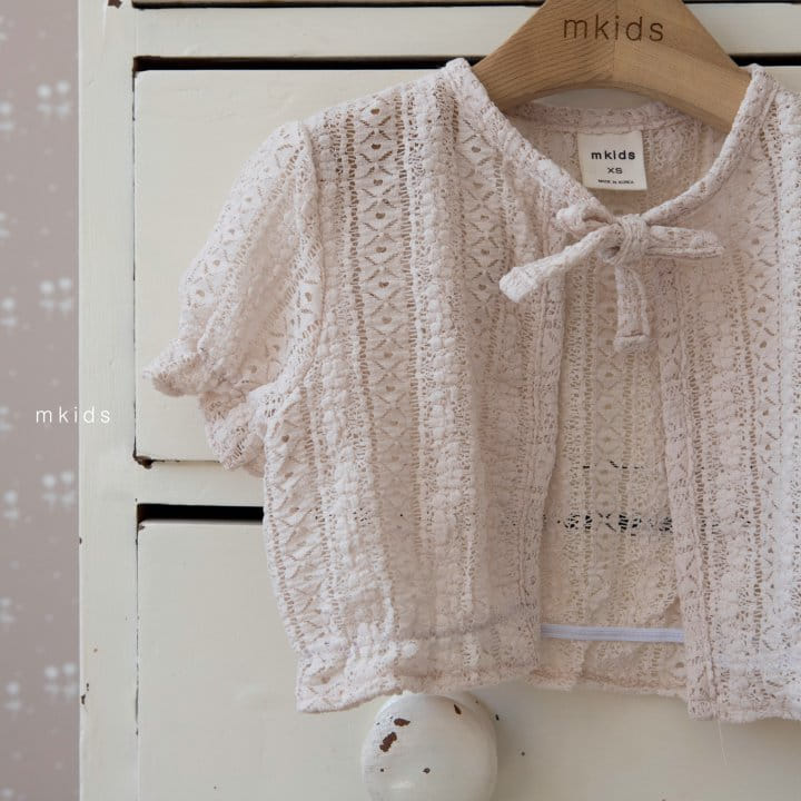Mkids - Korean Baby Fashion - #babyootd - Lia Lace Cardigan - 8