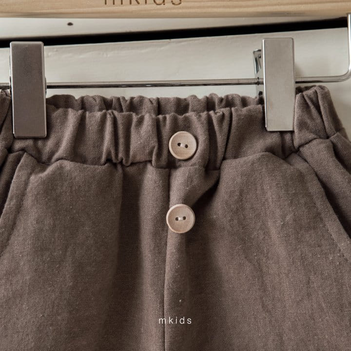 Mkids - Korean Baby Fashion - #onlinebabyboutique - Linen Shorts - 5