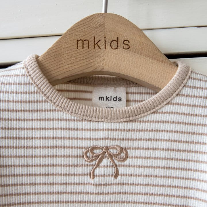 Mkids - Korean Baby Fashion - #onlinebabyboutique - Ribbon Puff Tee - 3