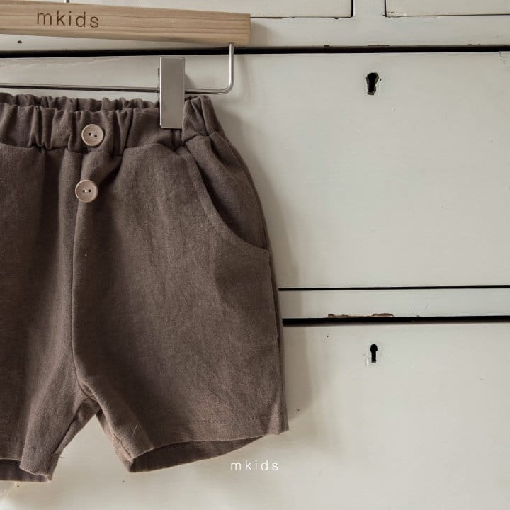 Mkids - Korean Baby Fashion - #onlinebabyshop - Linen Shorts - 6