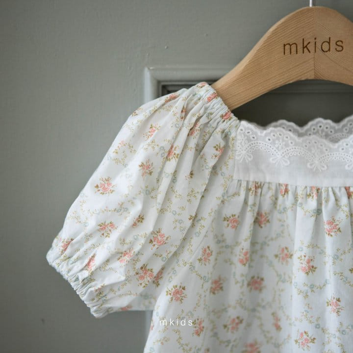 Mkids - Korean Baby Fashion - #smilingbaby - Anna Flower Blouse - 2