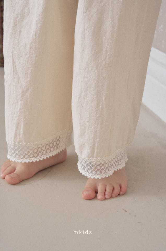 Mkids - Korean Children Fashion - #discoveringself - Mabel Cream Pants - 2