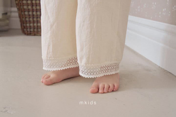 Mkids - Korean Children Fashion - #fashionkids - Mabel Cream Pants - 3