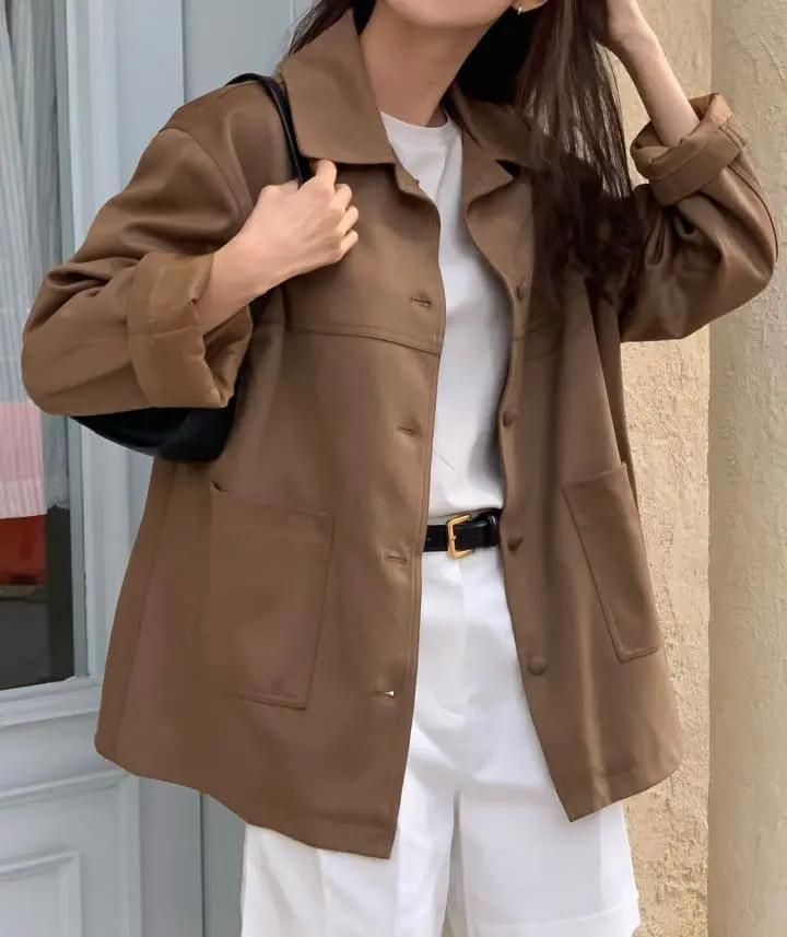 Moani - Korean Women Fashion - #momslook - Suede Half Coat - 7