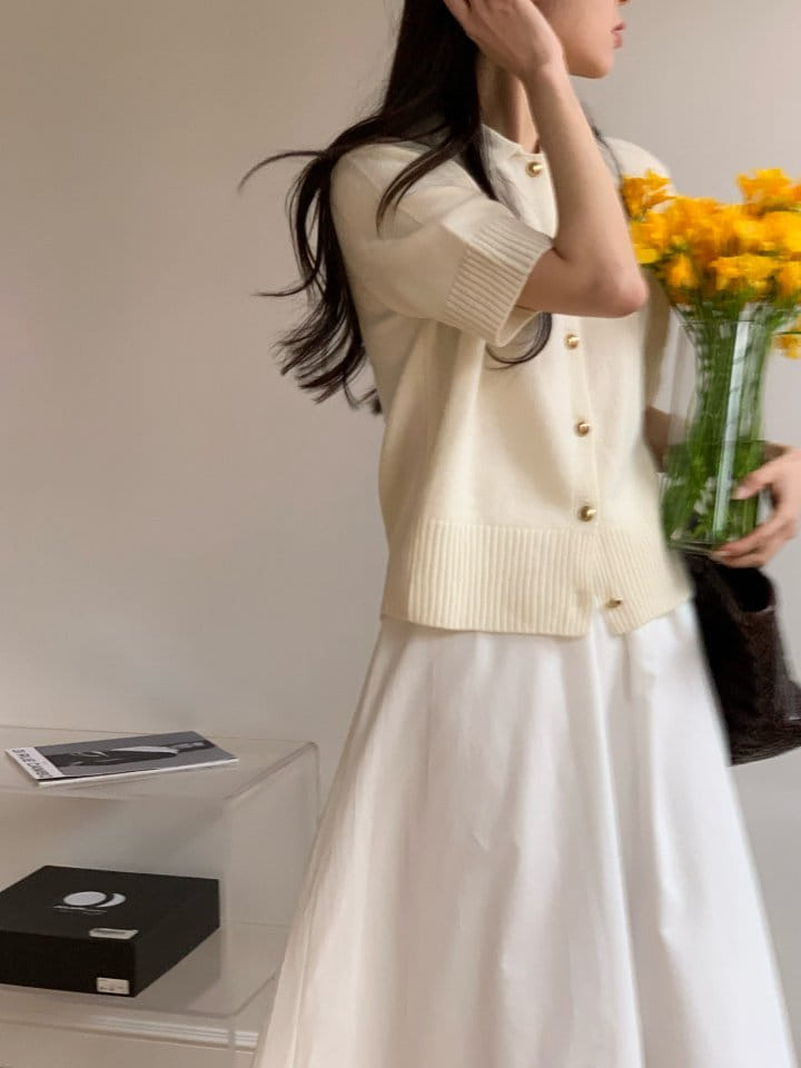 Moani - Korean Women Fashion - #thatsdarling - Collar Button Heve Cardigan - 9