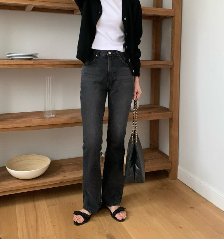 Moani - Korean Women Fashion - #womensfashion - Semi Pleared Denim Pants