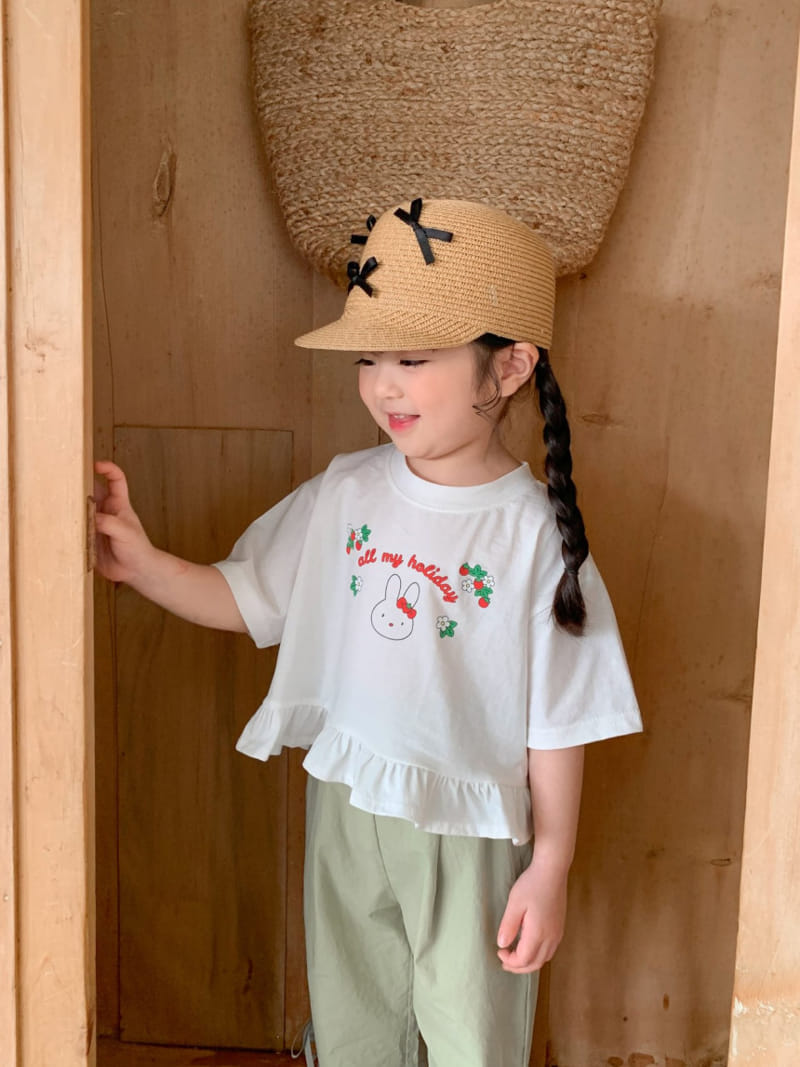 Momo Ann - Korean Children Fashion - #childofig - Berry Frill Tee - 8