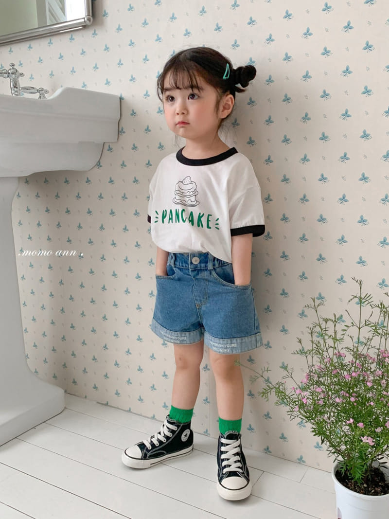 Momo Ann - Korean Children Fashion - #designkidswear - RolL Up Denim Shorts - 2