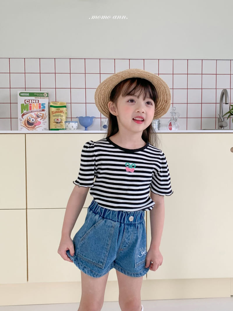 Momo Ann - Korean Children Fashion - #kidsshorts - Cherry ST Tee - 2