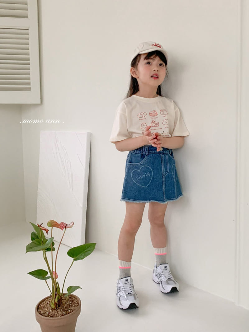 Momo Ann - Korean Children Fashion - #kidsshorts - Bake Tee - 7