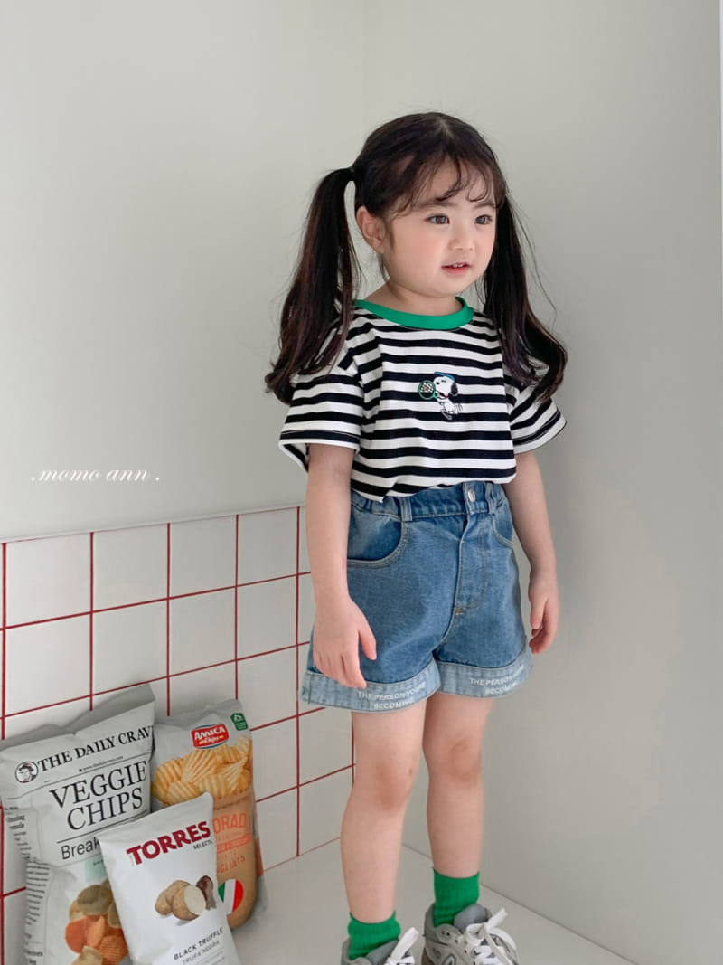 Momo Ann - Korean Children Fashion - #kidsstore - RolL Up Denim Shorts - 6