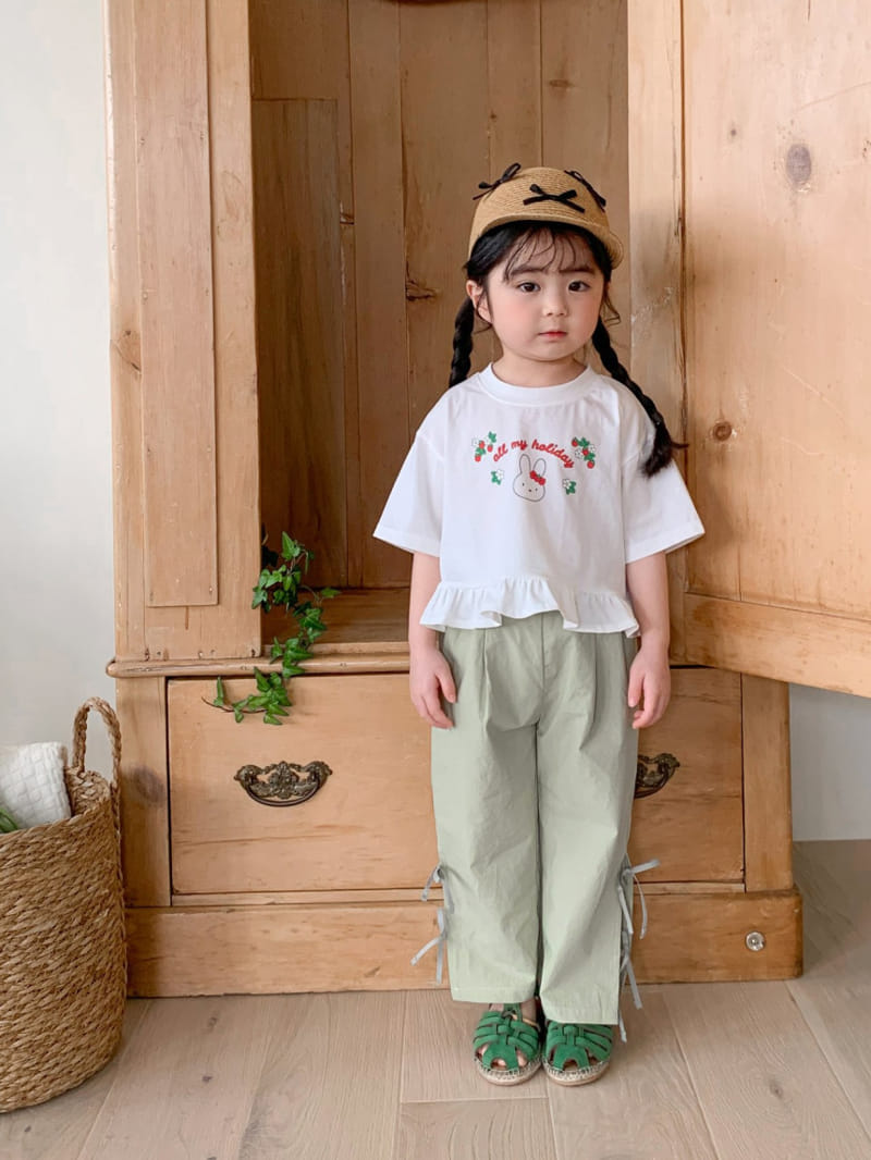 Momo Ann - Korean Children Fashion - #Kfashion4kids - Berry Frill Tee - 4