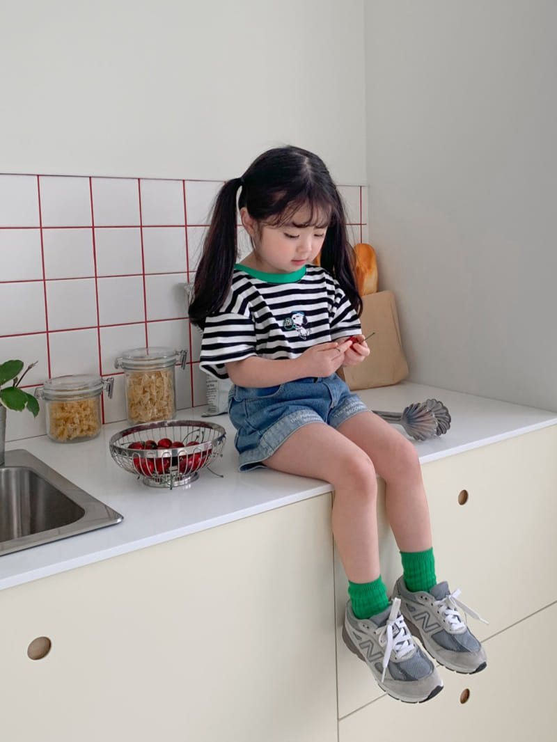 Momo Ann - Korean Children Fashion - #littlefashionista - RolL Up Denim Shorts - 9