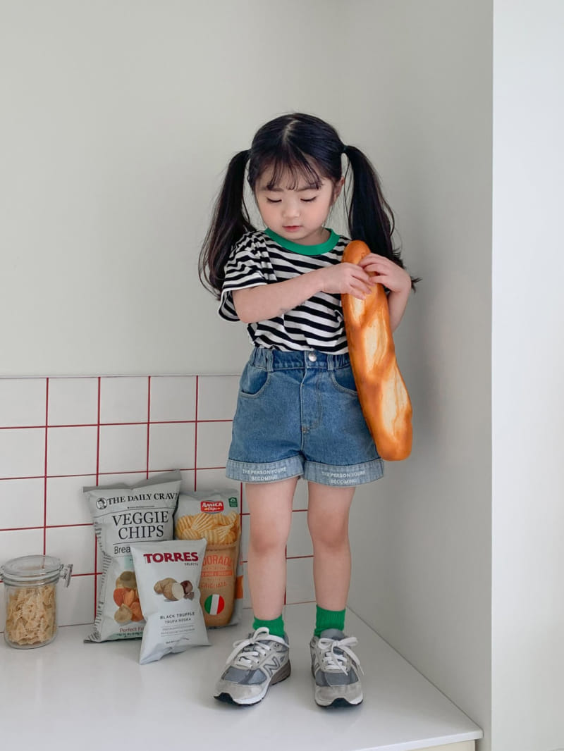 Momo Ann - Korean Children Fashion - #magicofchildhood - RolL Up Denim Shorts - 10