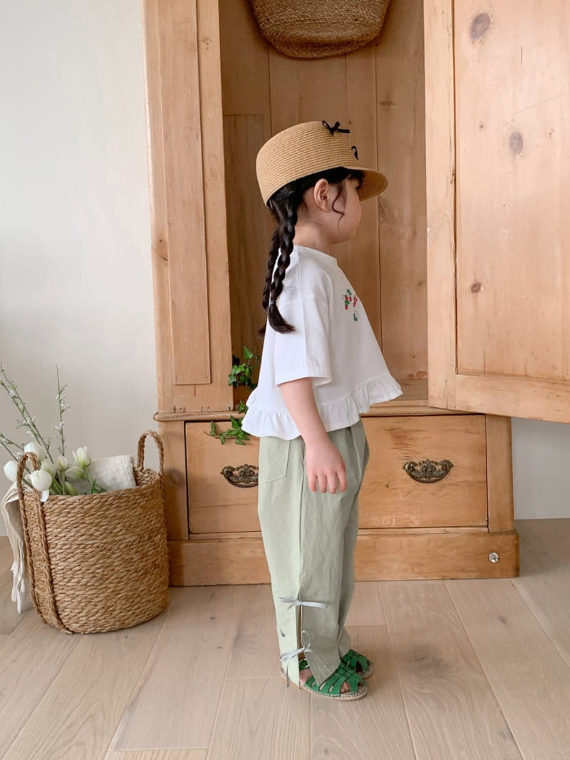 Momo Ann - Korean Children Fashion - #minifashionista - Slit C Pants - 5