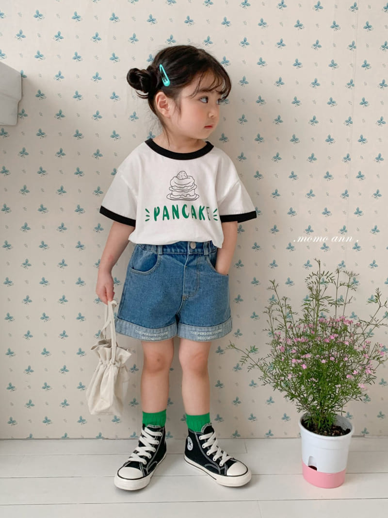 Momo Ann - Korean Children Fashion - #minifashionista - RolL Up Denim Shorts - 11