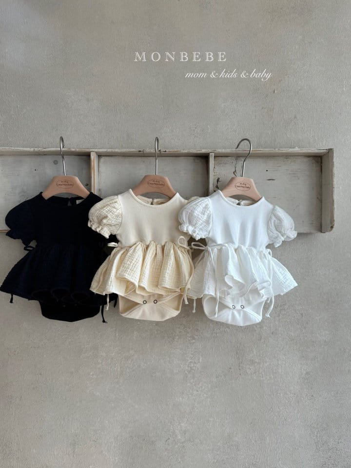 Monbebe - Korean Baby Fashion - #babyboutique - Peony Body Suit