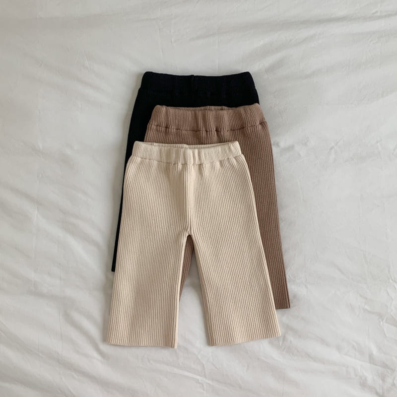 Moncher Chouchou - Korean Children Fashion - #kidsshorts - Joy Straight Fit Pants - 4
