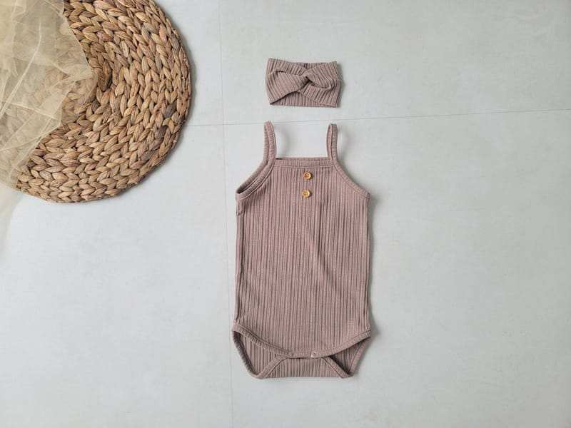 Moran - Korean Baby Fashion - #babyboutique - Easy ST Button Body Suit Set - 2