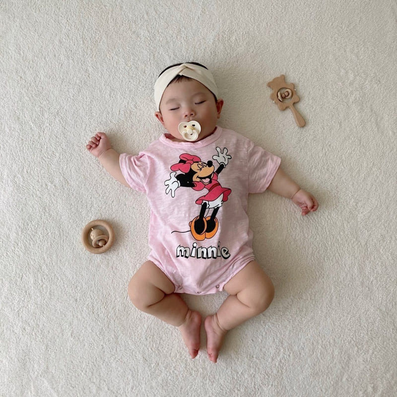 Moran - Korean Baby Fashion - #babyboutique - Slub Body Suit - 4