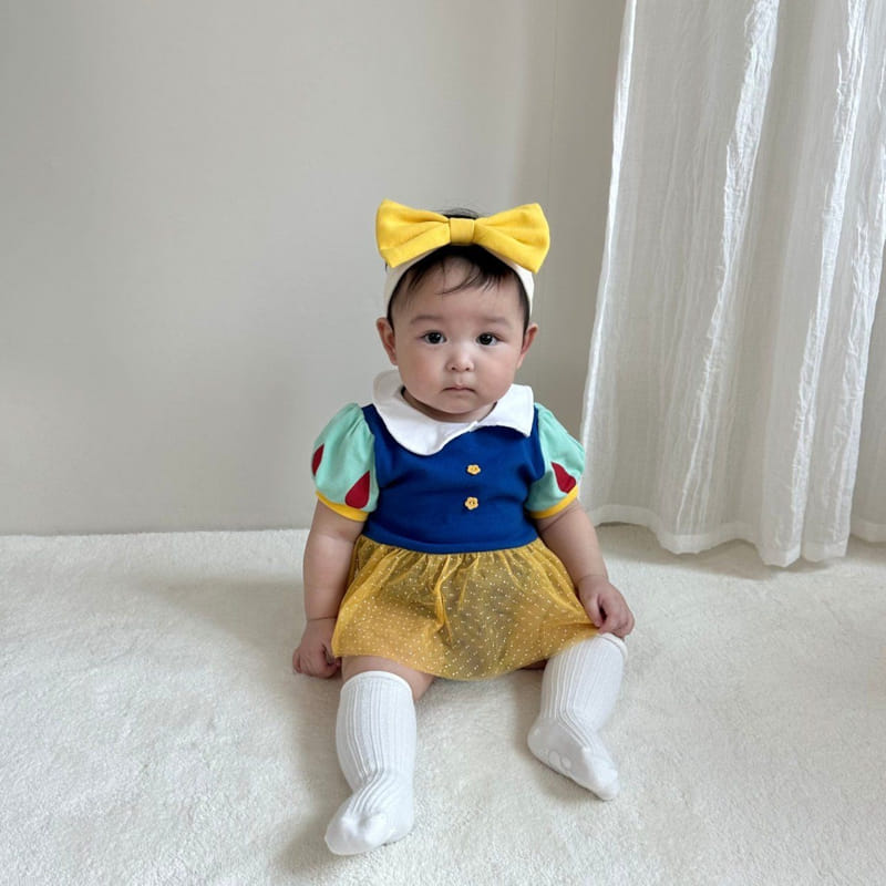 Moran - Korean Baby Fashion - #babyboutique - Princess Body Suit Set - 7