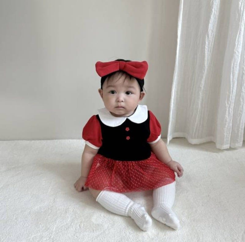 Moran - Korean Baby Fashion - #babyboutique - Princess Body Suit Set - 8