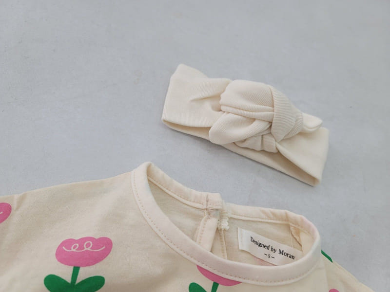 Moran - Korean Baby Fashion - #babyboutiqueclothing - Tulip Body Suit Set - 6