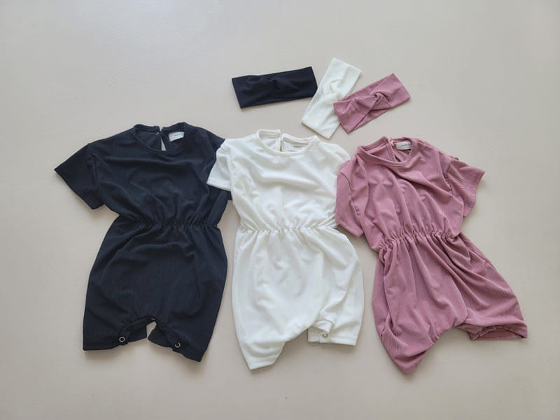 Moran - Korean Baby Fashion - #babyboutiqueclothing - Cool Pleats Body Suit Set - 5