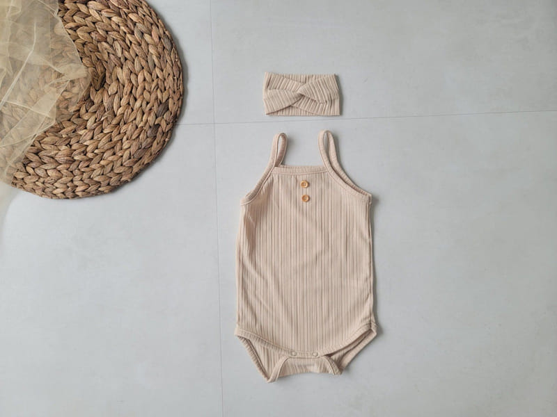 Moran - Korean Baby Fashion - #babyboutiqueclothing - Easy ST Button Body Suit Set - 3