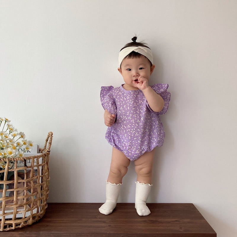 Moran - Korean Baby Fashion - #babyboutiqueclothing - Mist Body Suit - 2