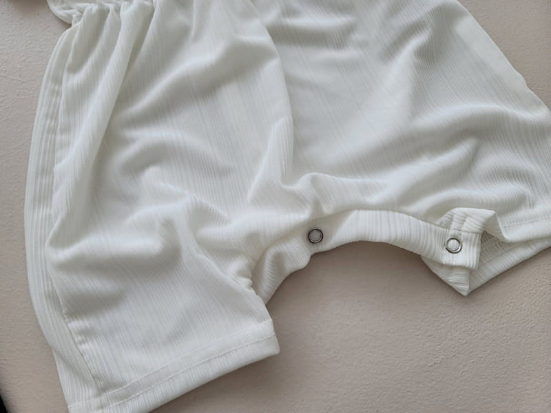 Moran - Korean Baby Fashion - #babyclothing - Cool Pleats Body Suit Set - 6