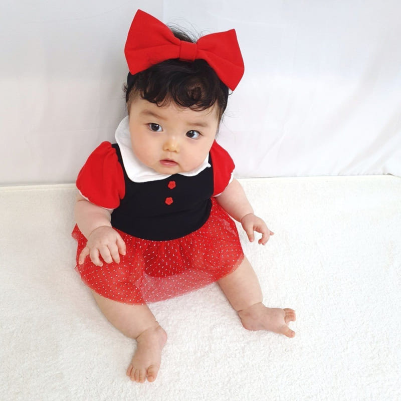 Moran - Korean Baby Fashion - #babyclothing - Princess Body Suit Set - 10