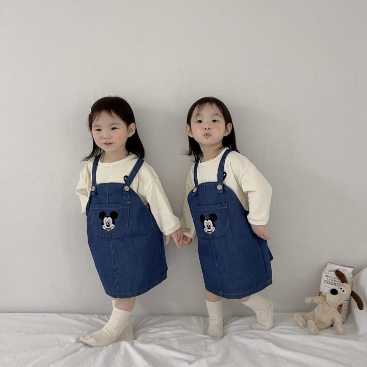 Moran - Korean Baby Fashion - #babyfashion - Denim M One-Piece - 9