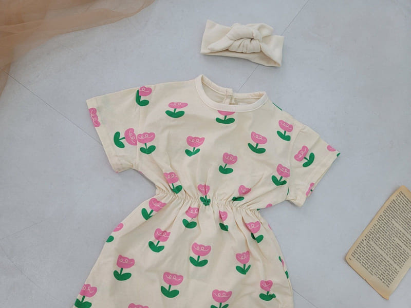 Moran - Korean Baby Fashion - #babyfashion - Tulip Body Suit Set - 8