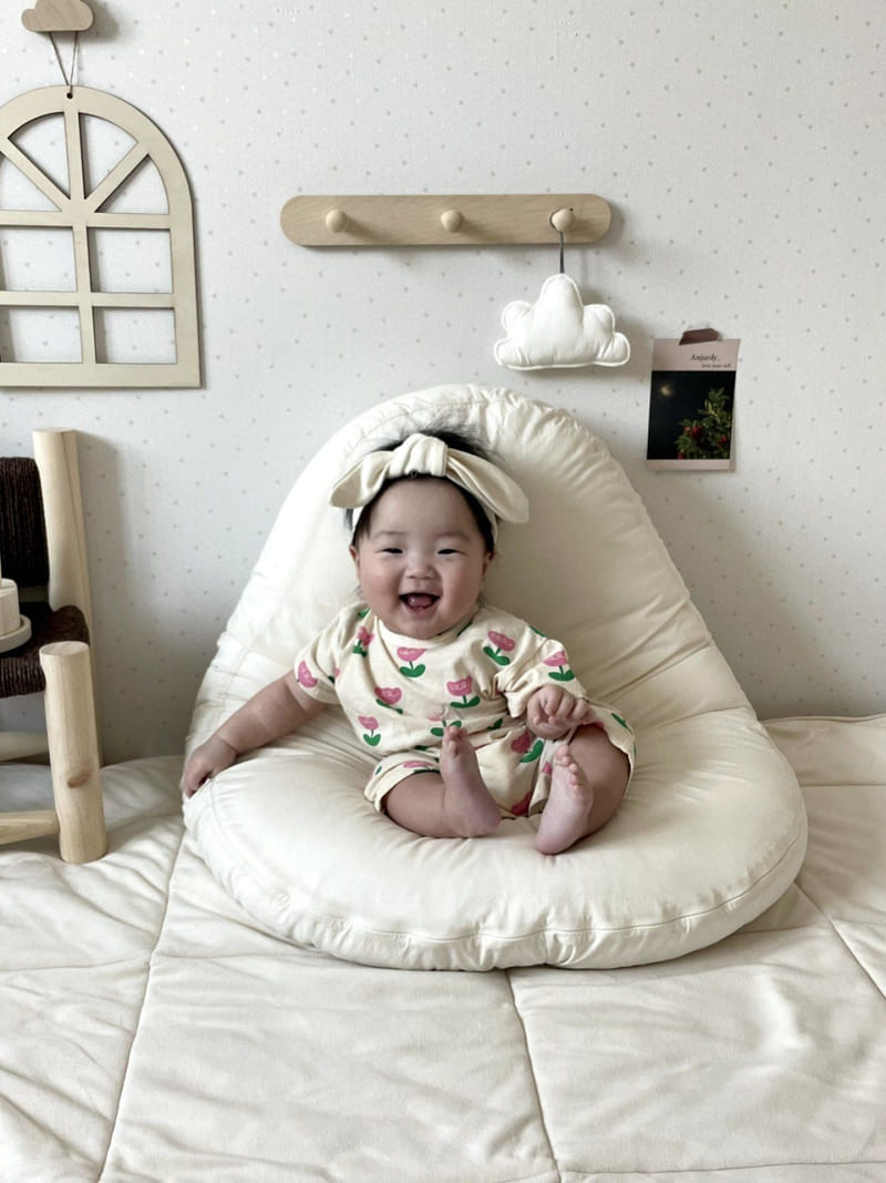 Moran - Korean Baby Fashion - #babylifestyle - Tulip Body Suit Set - 11
