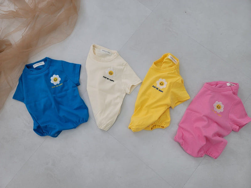 Moran - Korean Baby Fashion - #babyoutfit - Happy Daisy Body Suit