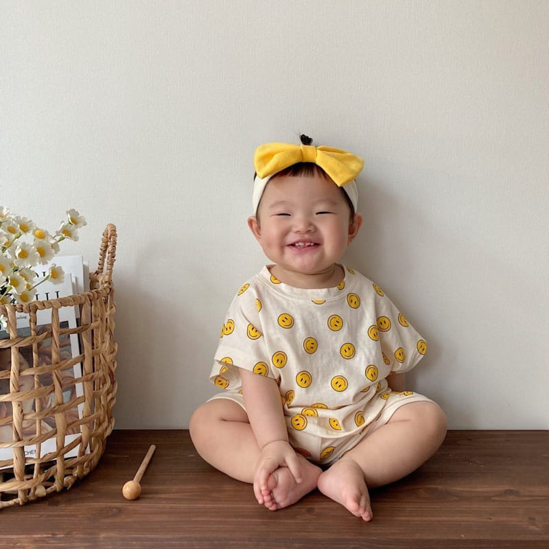 Moran - Korean Baby Fashion - #babyoutfit - Bangle Top Bottom Set - 6