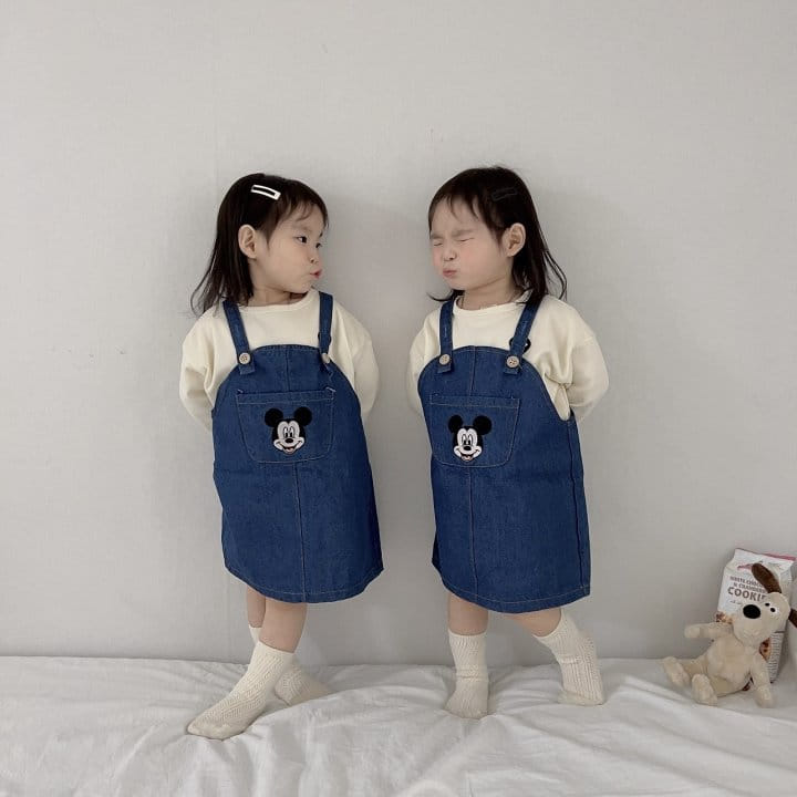 Moran - Korean Baby Fashion - #babywear - Denim M One-Piece - 2