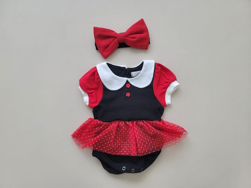 Moran - Korean Baby Fashion - #babyoutfit - Princess Body Suit Set - 4