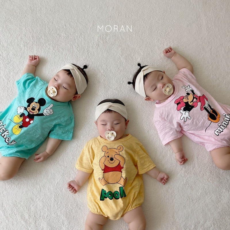 Moran - Korean Baby Fashion - #onlinebabyboutique - Slub Body Suit
