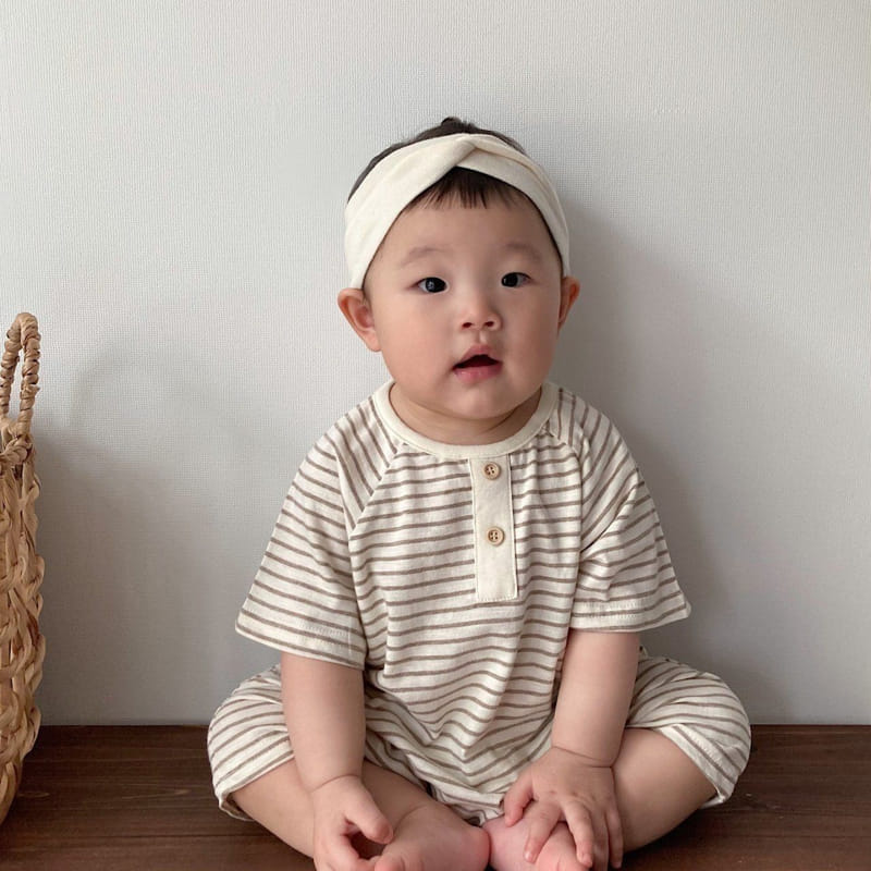 Moran - Korean Baby Fashion - #onlinebabyboutique - Mono Body Suit  - 9
