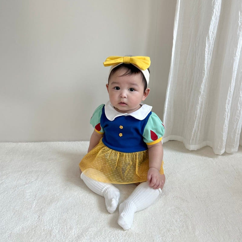 Moran - Korean Baby Fashion - #onlinebabyboutique - Princess Body Suit Set - 5