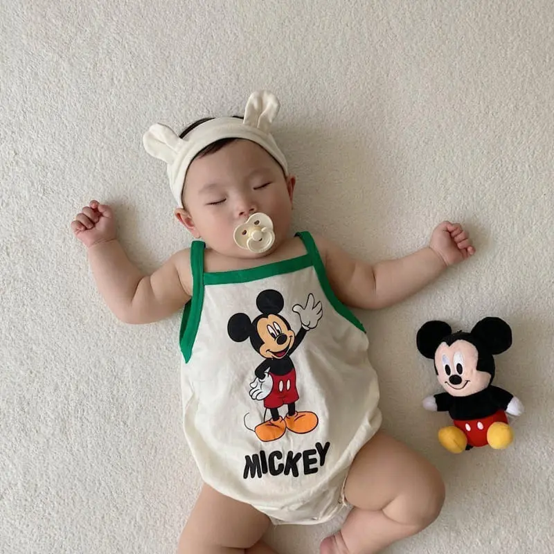 Moran - Korean Baby Fashion - #onlinebabyboutique - Hiroo Body Suit Set - 4