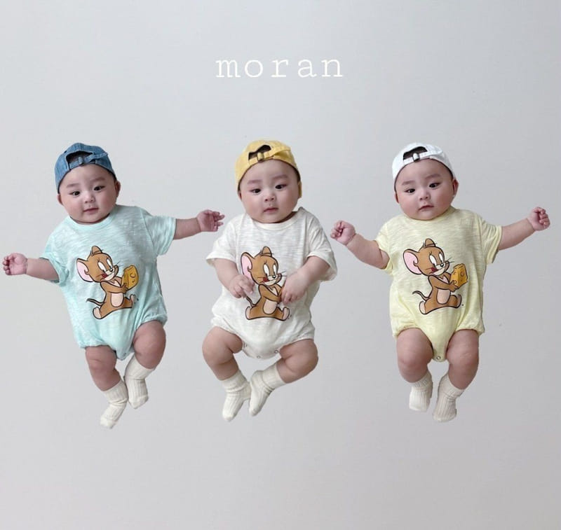 Moran - Korean Baby Fashion - #onlinebabyshop - Jerry Slub Body Suit