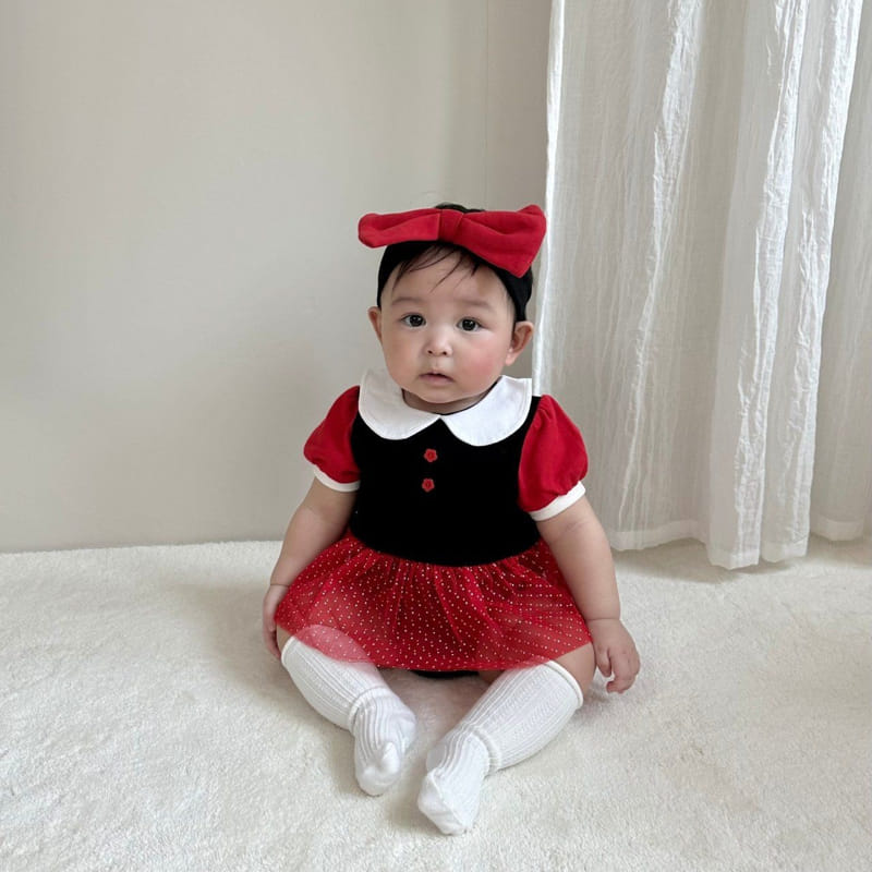 Moran - Korean Baby Fashion - #onlinebabyshop - Princess Body Suit Set - 6