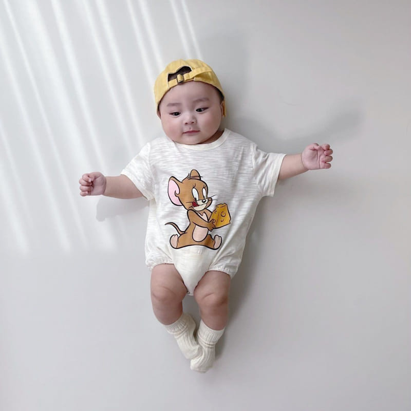 Moran - Korean Baby Fashion - #smilingbaby - Jerry Slub Body Suit - 2