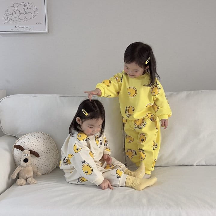 Moran - Korean Children Fashion - #discoveringself - Nice Day Top Bottom Set - 8